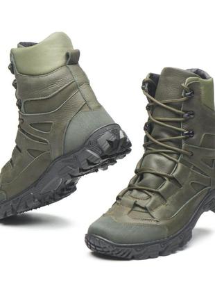Зимние берцы олива, военная обувь, ботинки военные армейские, ботинки водонепроницаемые3 фото