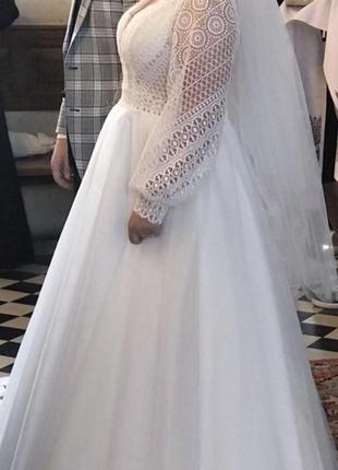 Свадебное платье в стиле бохо2 фото