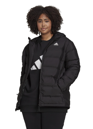 Женская куртка adidas helionic hooded down jacket (plus size) bsd1714