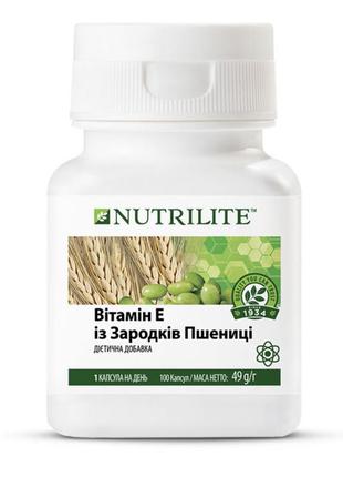 Nutrilite™ вітамін е із зародків пшениці амвей емвей amway