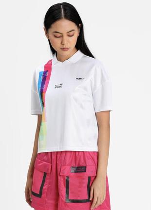 Крутая футболка puma x felipe pantone women's jersey, оригинал, размер xxs.6 фото