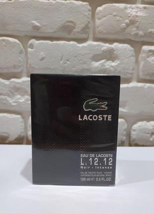 Lacoste l.12.12 noir туалетна вода духи лакоста чорна 100 ml