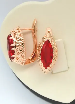 Серьги (медицинское золото)
