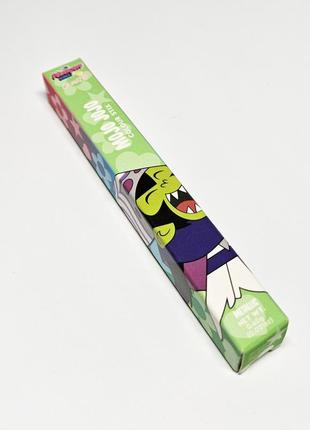 Зеленый салатовый карандаш тени в стике colourpop the powerpuff girls mojo jojo metallic colour stix5 фото