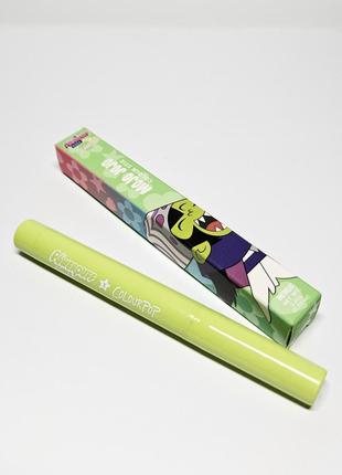 Зеленый салатовый карандаш тени в стике colourpop the powerpuff girls mojo jojo metallic colour stix2 фото