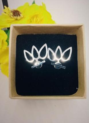 Сережки женские из медицинского сплава