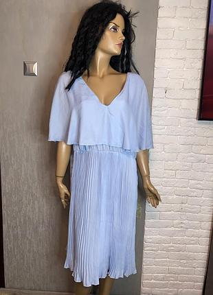 Вільна сукня пліссе плаття міді дуже великого розміру батал shein , xxxl