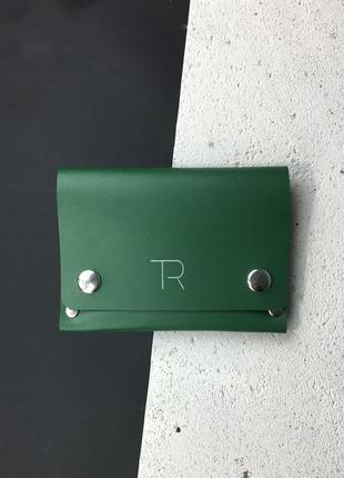 Міні гаманець з натуральної шкіри, мини-кошелек, hand made.