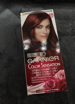 Стійка крем-фарба для волосся garnier color sensation2 фото