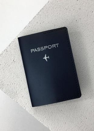 Обкладинка на паспорт зі шкіри, hand made, обложка на паспорт1 фото