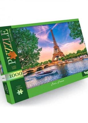 Пазлы danko toys париж, франция 1000 элементов (с1000-12-04)