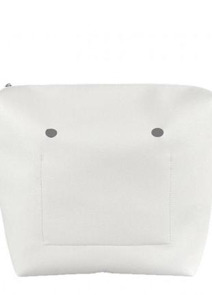 Якісна пвх підкладка для сумки classic, біла