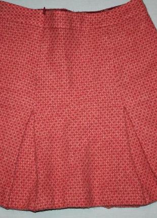 Твидовая шерстяная фирменная юбка tara jarmon - французский бренд,р-36 состояние новой3 фото