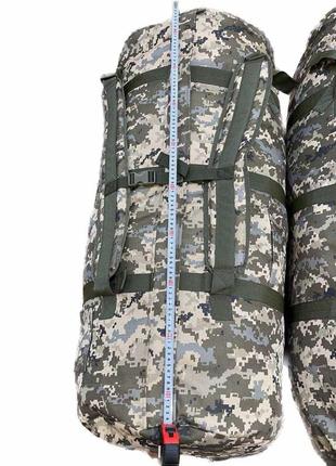 Тактический баул 150 литров. военный рюкзак-баул пиксель всу