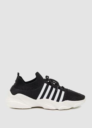 Кросівки жіночі текстильні колір чорний 214r261