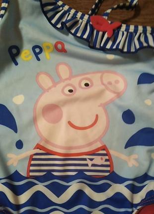 Купальник сдельный,слитный свинка peppa фирмы peppa pig7 фото