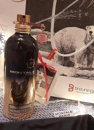 Парфумована вода montale leather patchouli, пробник 5 мл