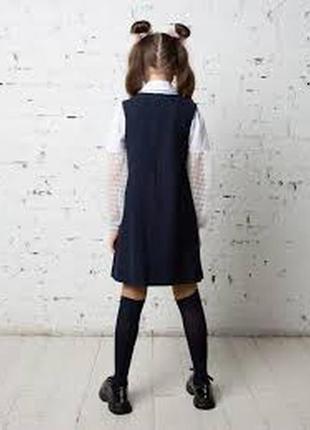 Шкільний чорний сарафан george 128-134