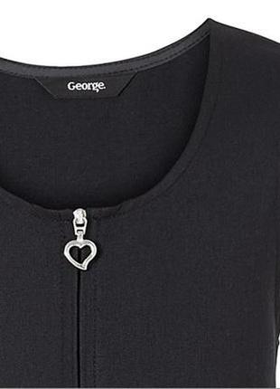 Шкільний чорний сарафан george 128-134