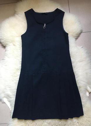 Шкільний чорний сарафан george 128-134