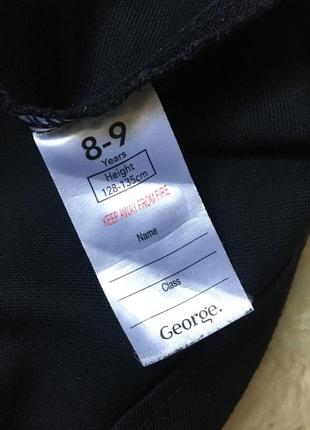 Шкільний чорний сарафан george 128-134