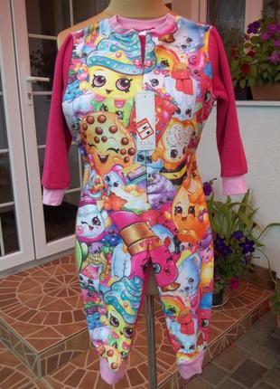 ( 3 - 4 года) kids оригинал флисовый теплый комбинезон пижама кигуруми7 фото