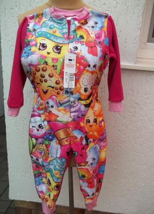 ( 3 - 4 года) kids оригинал флисовый теплый комбинезон пижама кигуруми1 фото