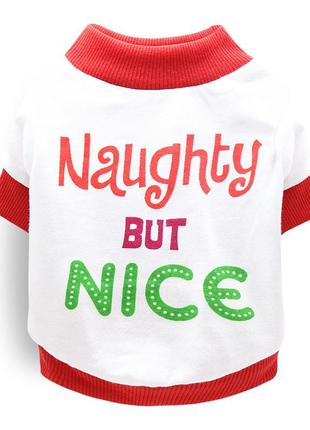 Свитшот для домашних животных, белая с принтом кофта для котов, кошек, щенков и собак средних и мелких пород s