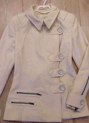 Пальто шерсть guess вінтаж в стилі бушлат, бойфренд