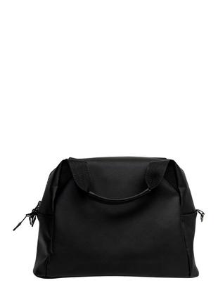 Жіноча чорна вмістка сумка для спортзалу2 фото