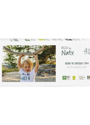 Одноразові дитячі трусики-підгузки eco by naty розмір 4 (від 8 до 15 кг.)1 фото
