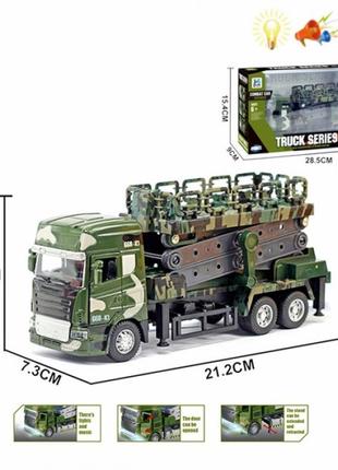 Машина военная музыкальная, свет с батарейками № 803-1