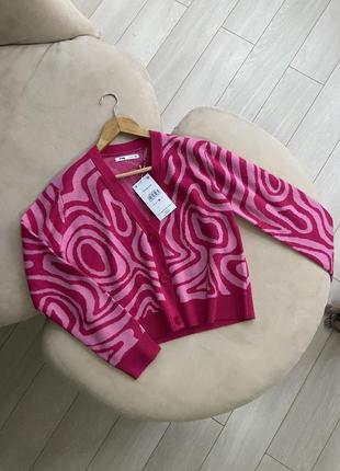 Кофта джемпер кардиган на ґудзиках нова рожева primark sinsay h&m zara cropp