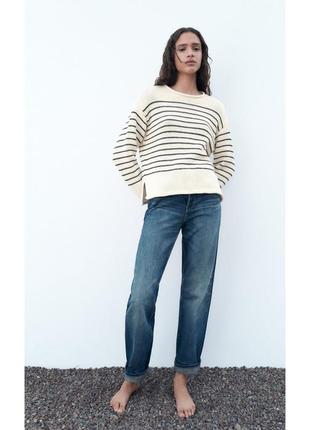 Новые классические джинсы zara 36,38 большемерят