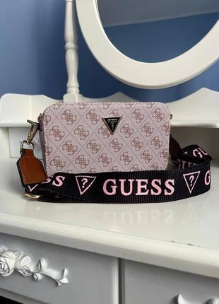 Сумка guess snapshot (pink)