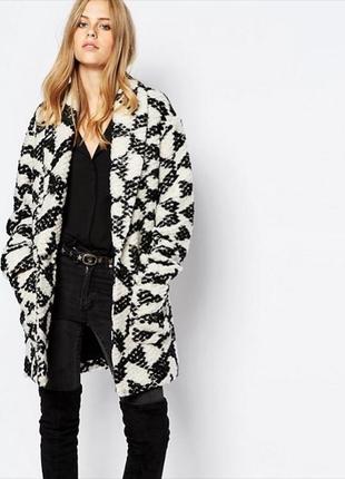 Пальто жакет  шерстяное maison scotch р. s petite coach guess
