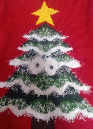 Новогодний свитер с новогодней ёлкой, ёлка s,l
