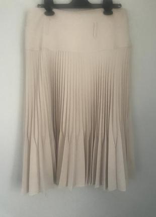 ✅эффектная  юбка  миди цвет айвори гофре guzella турция р.42