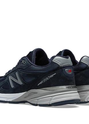 Кроссовки new balance 990v4 navy3 фото