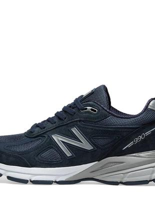 Кроссовки new balance 990v4 navy1 фото