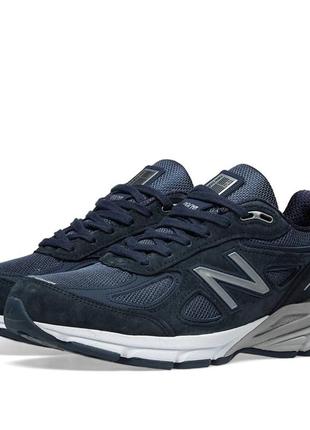 Кроссовки new balance 990v4 navy2 фото