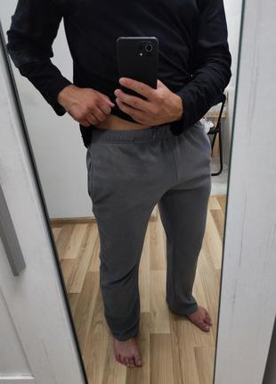 Брюки брюки спортивные флис мужские широкие atlas, размер m, l, xl, xxl