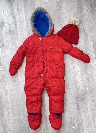 Зимний комбинезон mothercare , 9-12мес