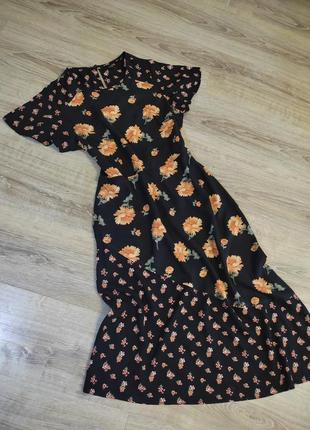 Стильное натуральное платье миди от george