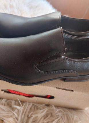 Туфли ортопедические кожаные лапси для мальчика новые чёрные р. 36,372 фото