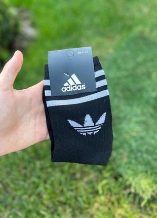 Високі носки adidas чорні1 фото