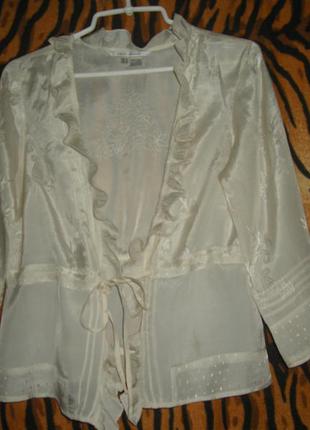 Супер блуза"zara woman"р.м,100%вискоза