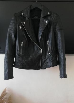 Кожанная куртка косуха от barneys