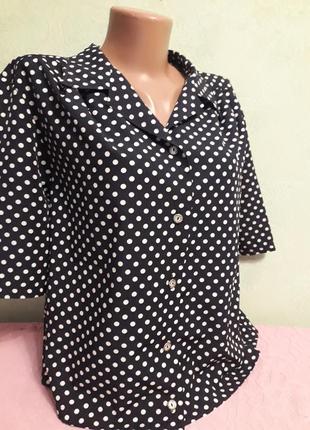 Блуза жакет в горох