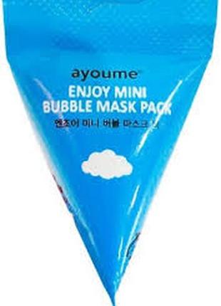 Ayoume enjoy mini bubble mask pack кислородная маска для лица2 фото